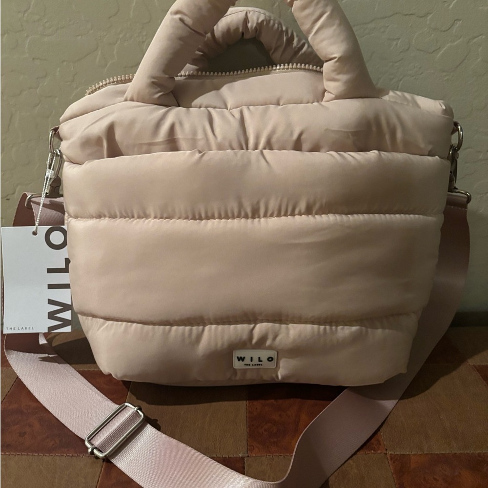 WILO The Label Mini Gym/ Baby/ Tote Bag with Crossbody Strap